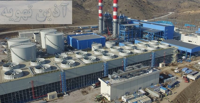 برج خنک کننده صنعتی بتنی